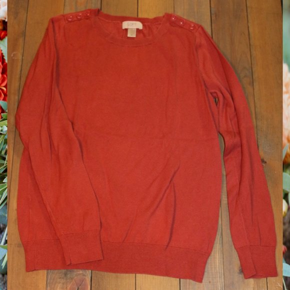 LOFT Rose Pink lightweight sweater – size M - Picture 1 of 3
